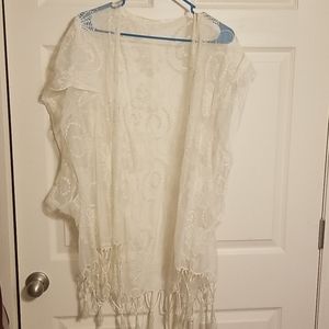 Super cute lace shawl